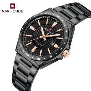 Naviforce NF 9266 Textured Dial Watch