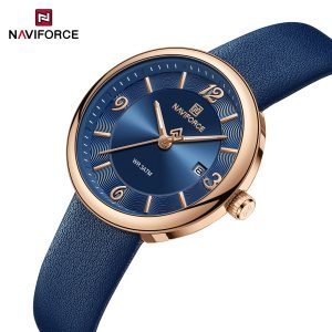 Naviforce NF 5076 Ladies Elegant Leather Watch