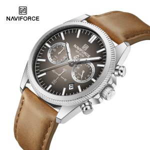 Naviforce NF 8082L Signature Leather Chronograph